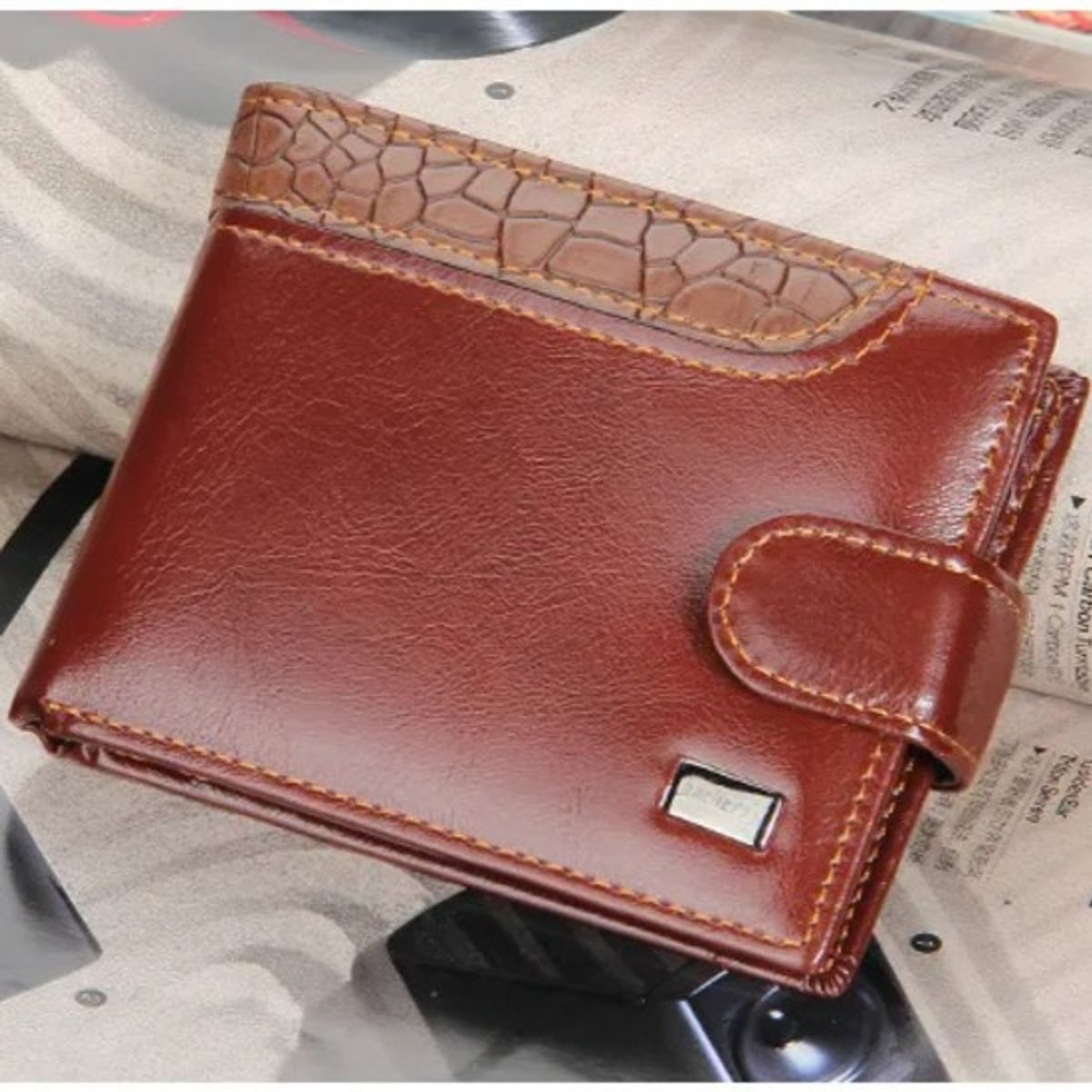 GENERICO - Billetera Baellerry Marrón Hombre Accesorio Moda Regalo Genieka