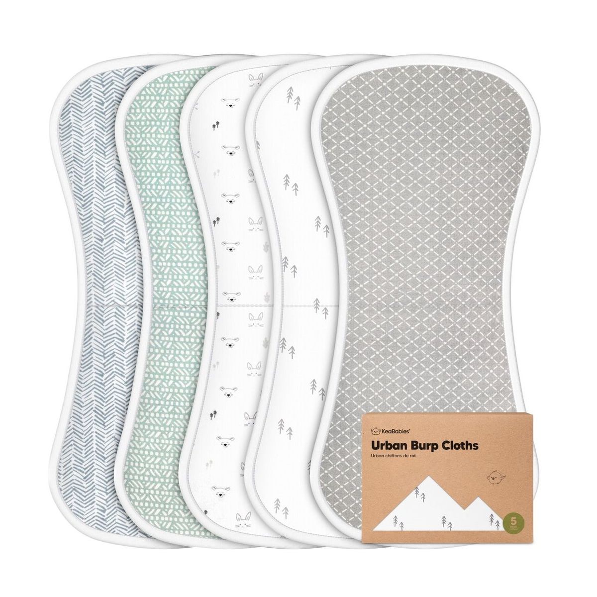 GENERICO - BABITAS DE ALGODON ORGANICO PACK X 5UN - NORDICO