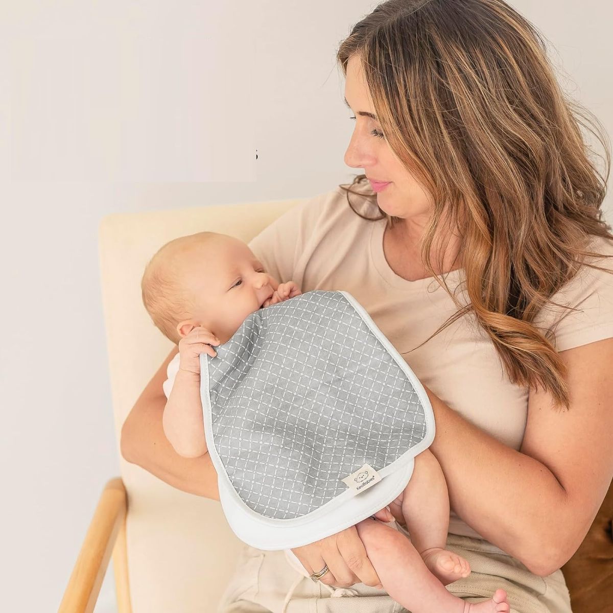 GENERICO - BABITAS DE ALGODON ORGANICO PACK X 5UN - NORDICO