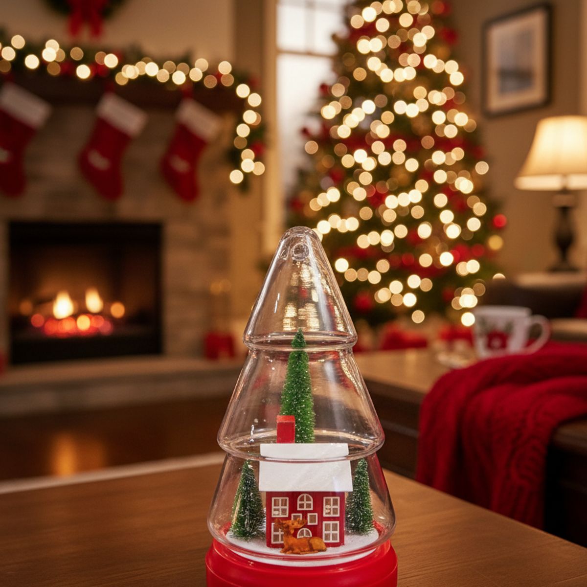 GENERICO - Árbol de Vidrio Musical con Luz