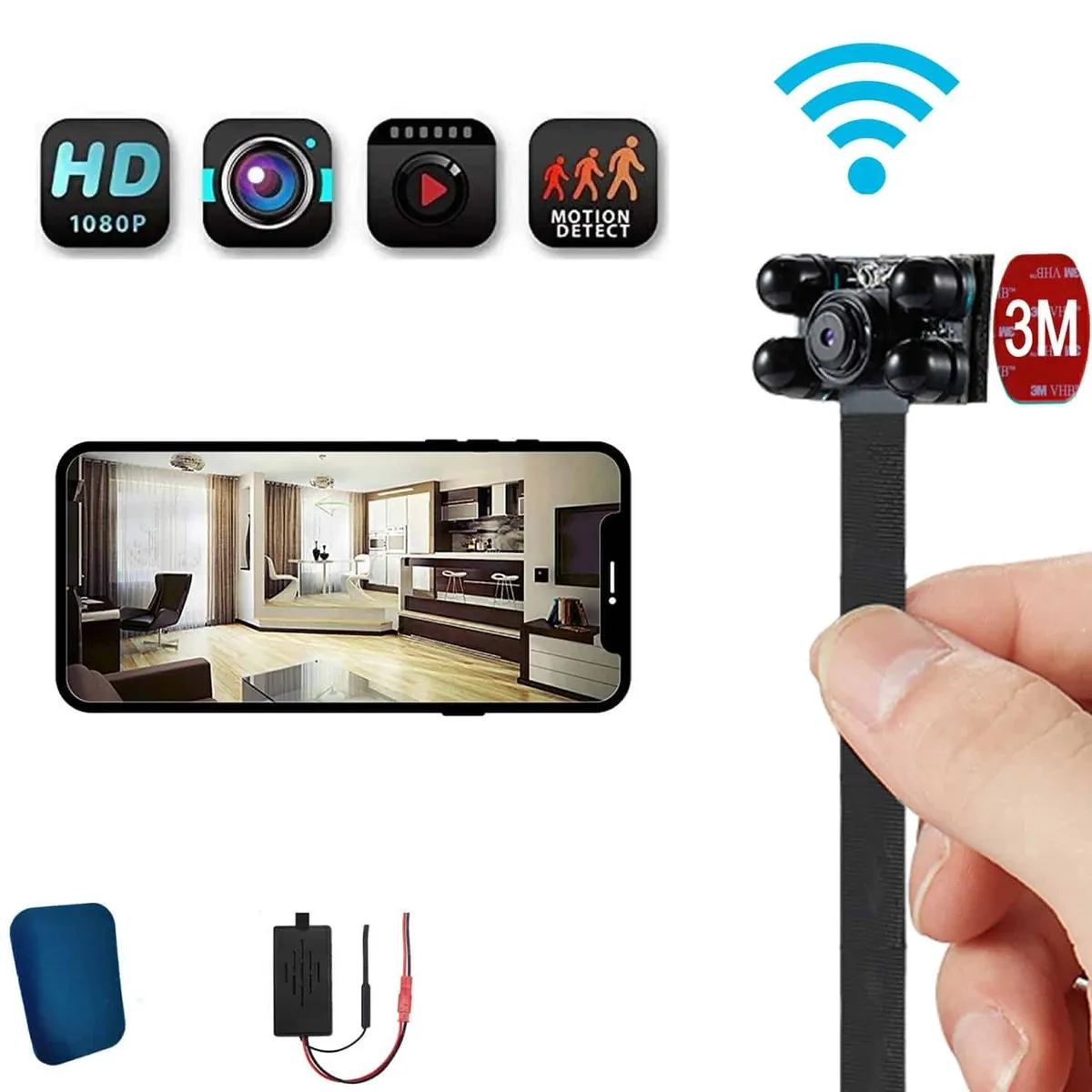 OEM - Camara Espia Full HD Con Vision Nocturna De Larga Duracion