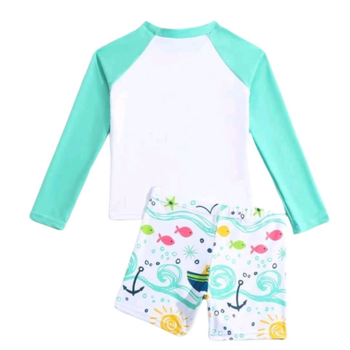 GENERICO - Traje de Baño Niño Natacion UPF 50 Proteccion UV - Ropa de Baño Niños