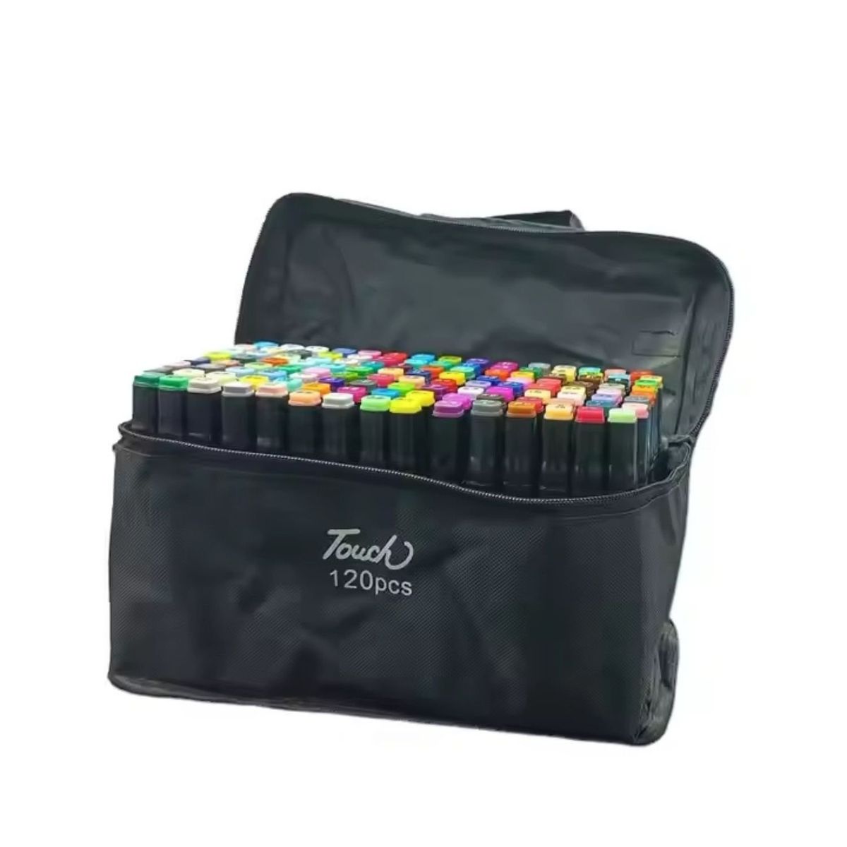 GENERICO - Plumon grueso y plumón delgado 120 colores doble punta