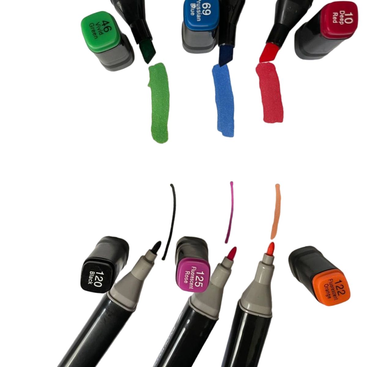 GENERICO - Plumones Touch 168 Piezas Punta Gruesa y Punta Delgada