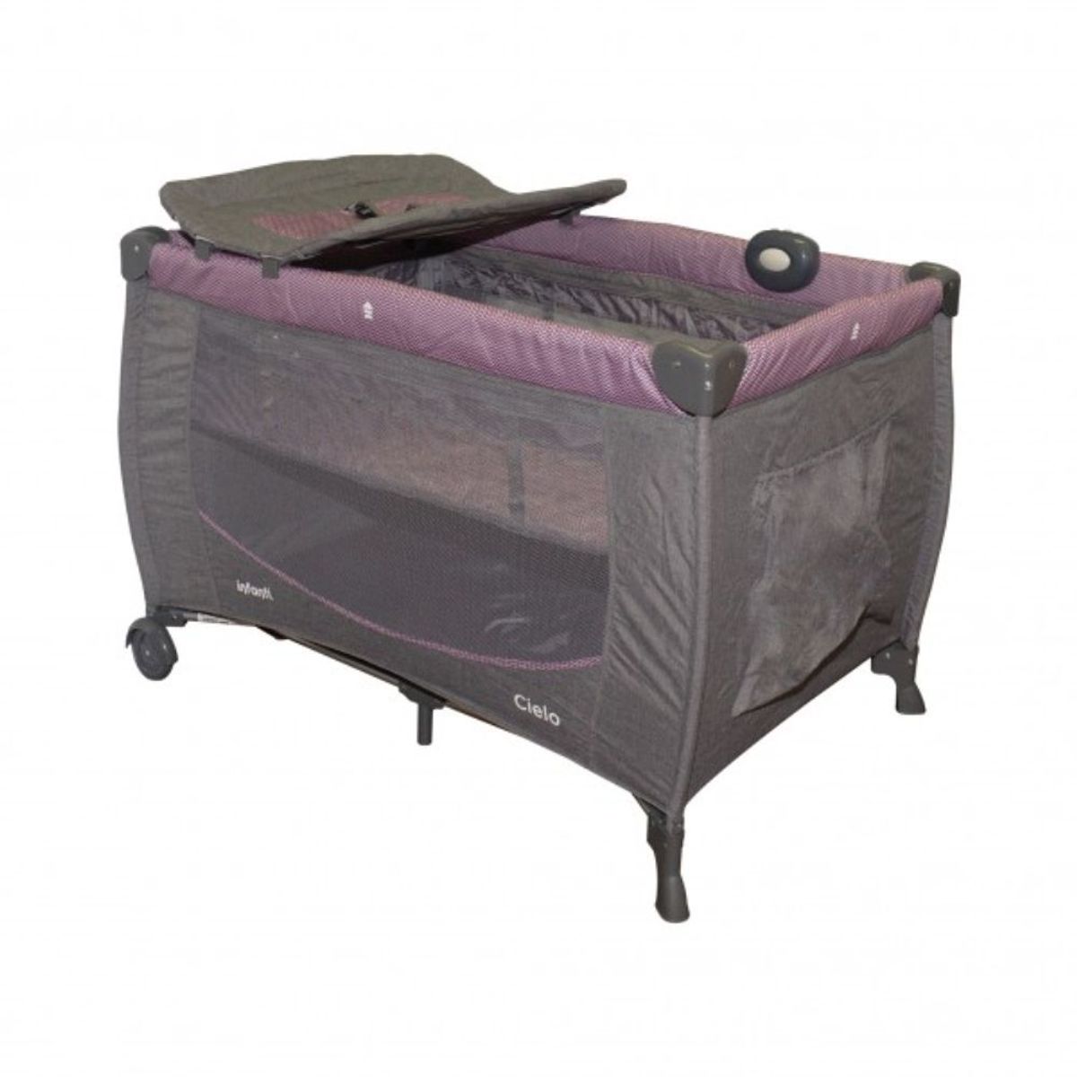 INFANTI - Corral Cuna Cielo Zigzag Rosado Infanti