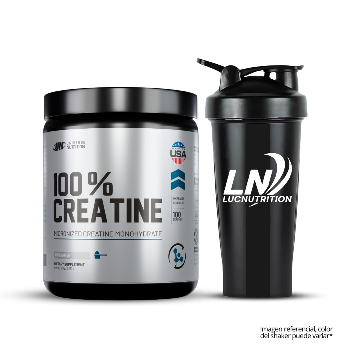 UNIVERSE NUTRITION - Creatina Universe nutrition 250 g + Shaker