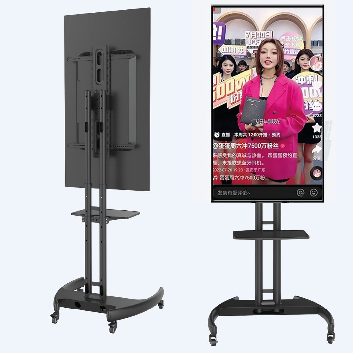 GENERICO - Rack Soporte De Pedestal Giratorio para TV 32 a 75- SPG1520