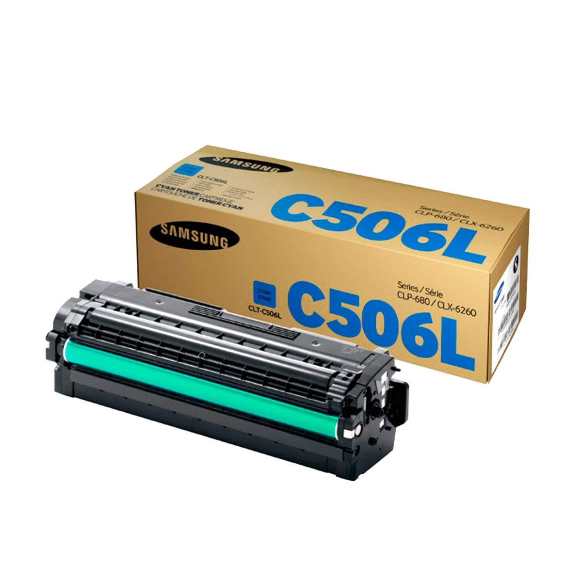 SAMSUNG - TONER SAMSUNG CLT-C506L CIAN 3500 PAG CLP-680ND PN SU042A