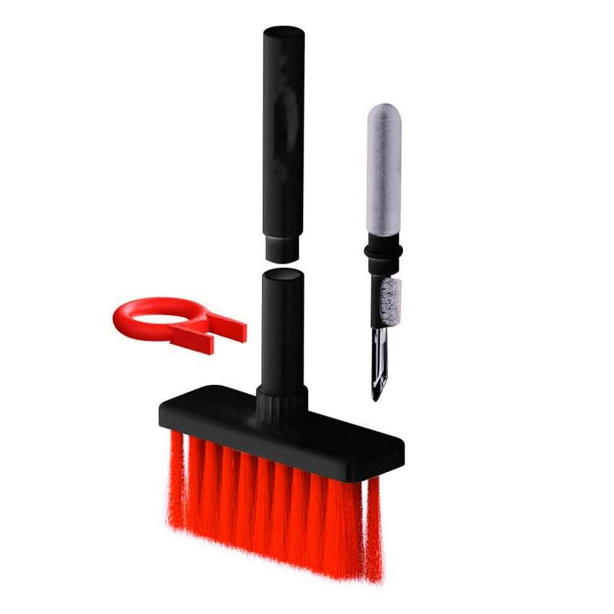 VARIOS - Kit Cepillo de Limpieza de Teclado 4 en 1 Multifunción