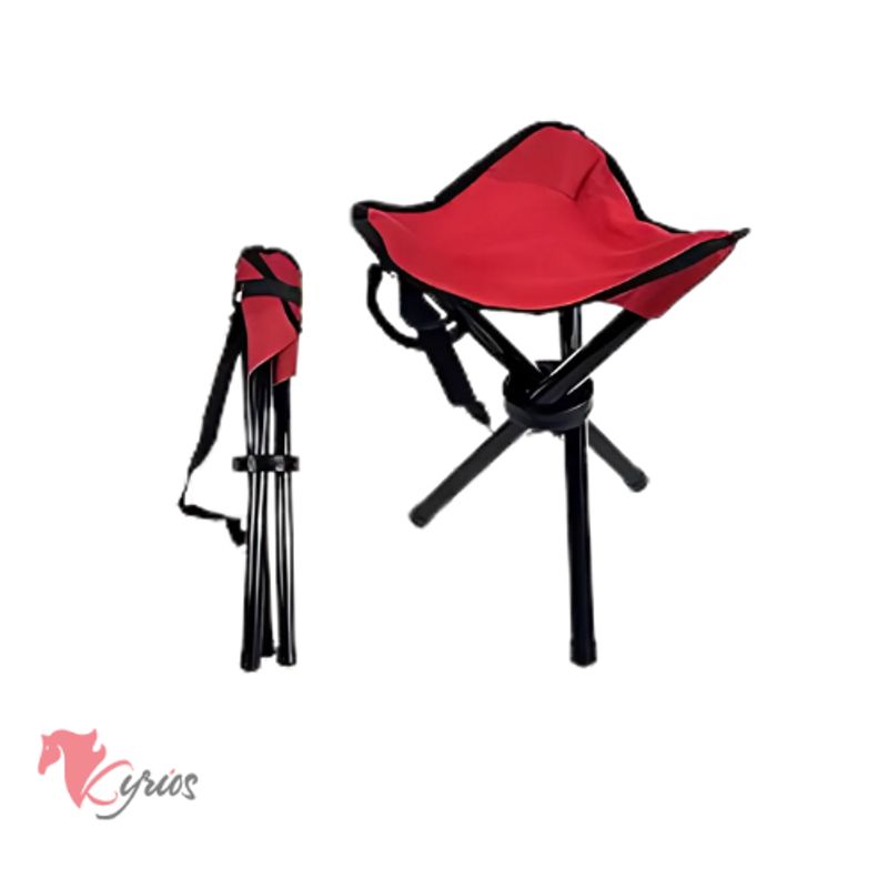 NO LOGO - Taburete Plegable Portátil De 3 Patas
