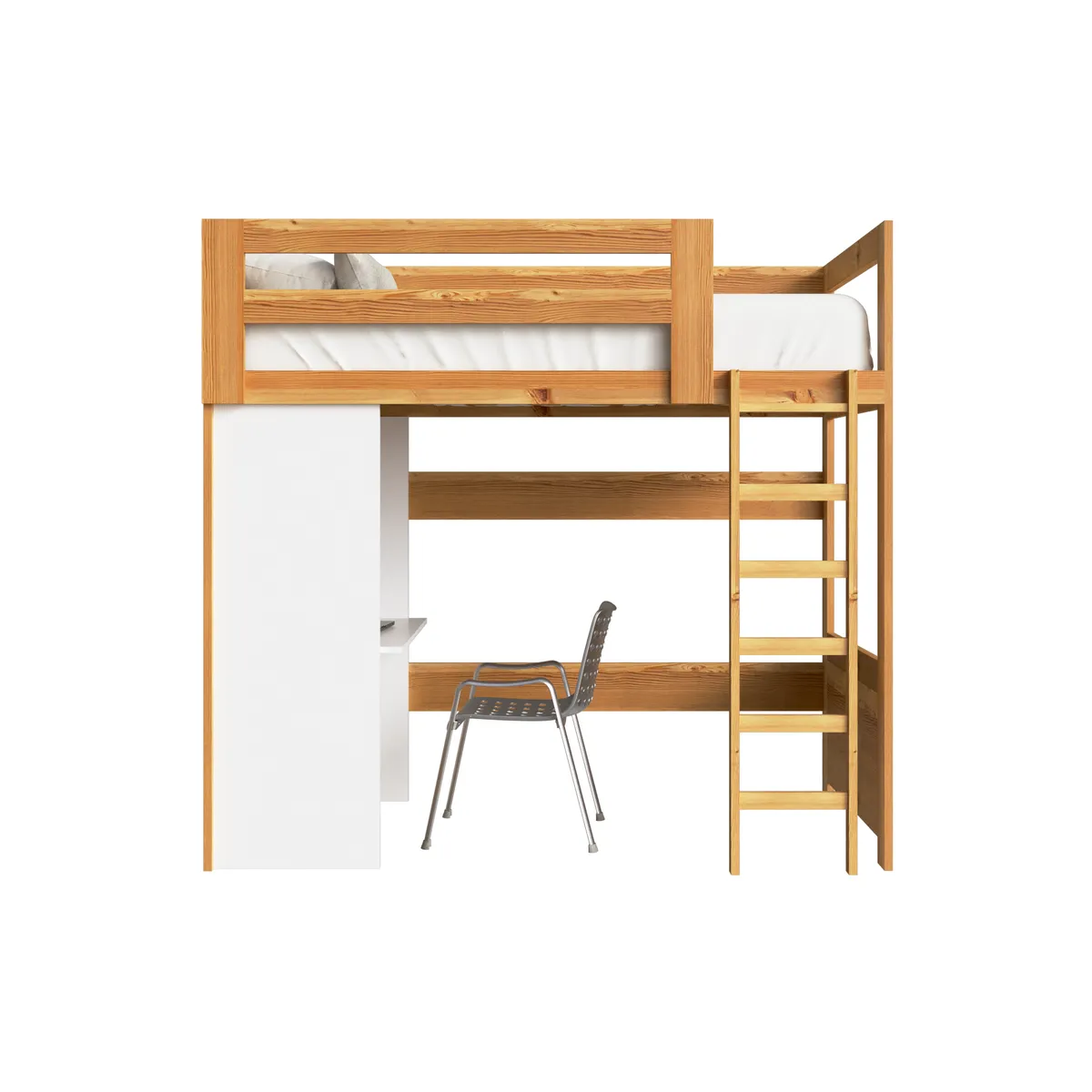 MUEBLES MACRUMO - Camarote de Pino + Escritorio Aurora