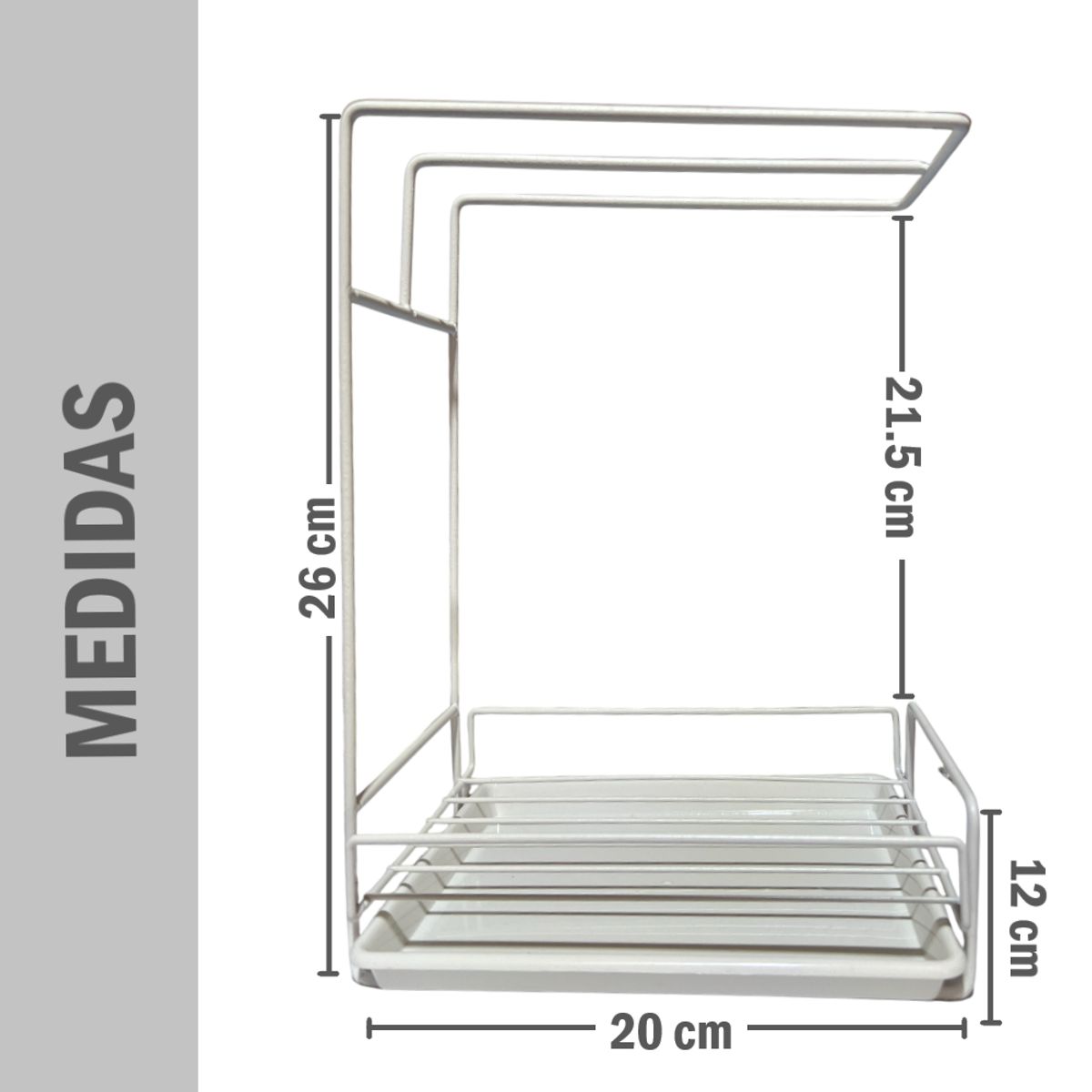 GENERICO - Estante escurridor multiples usos sujeto a pared