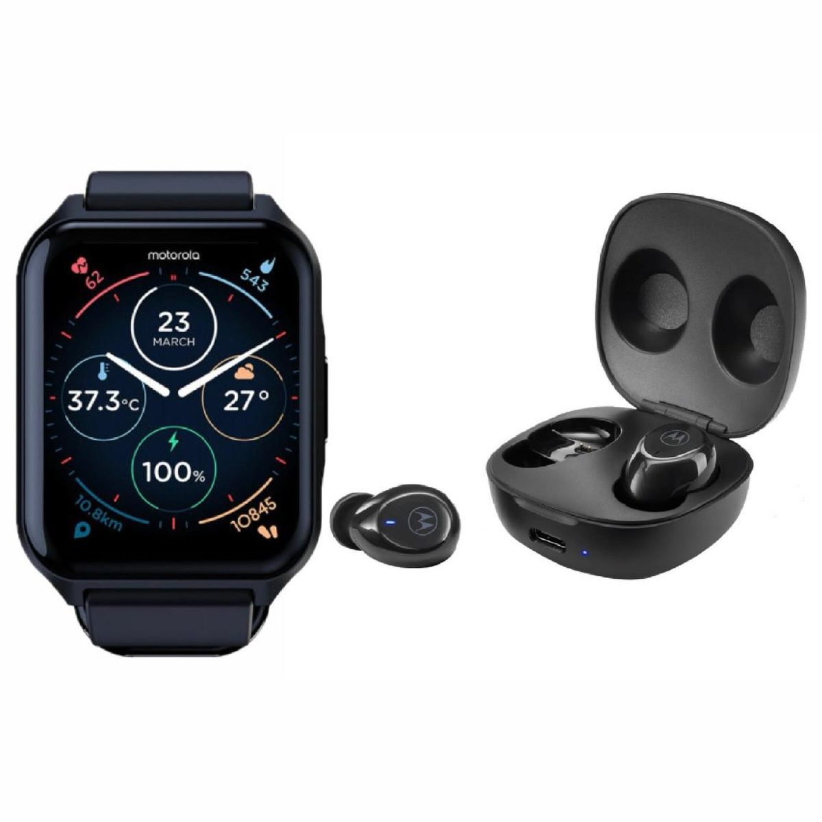 MOTOROLA - Smartwatch Moto 70 + Audífonos Moto Buds 105 Motorola