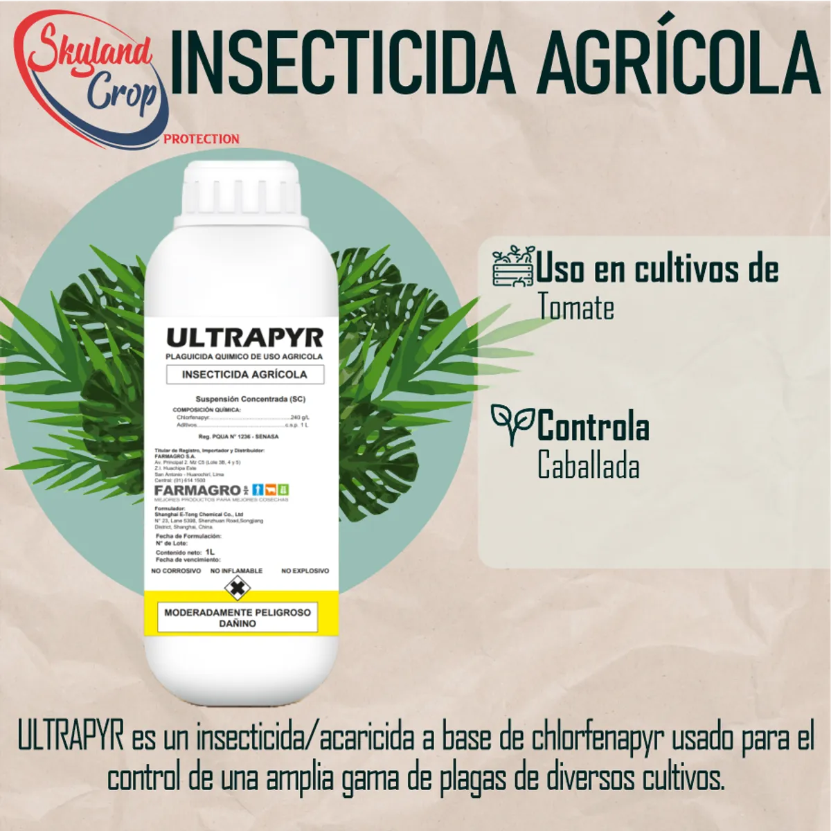 GENERICO - ULTRAPYR 1L INSECTICIDA  AGRÍCOLA