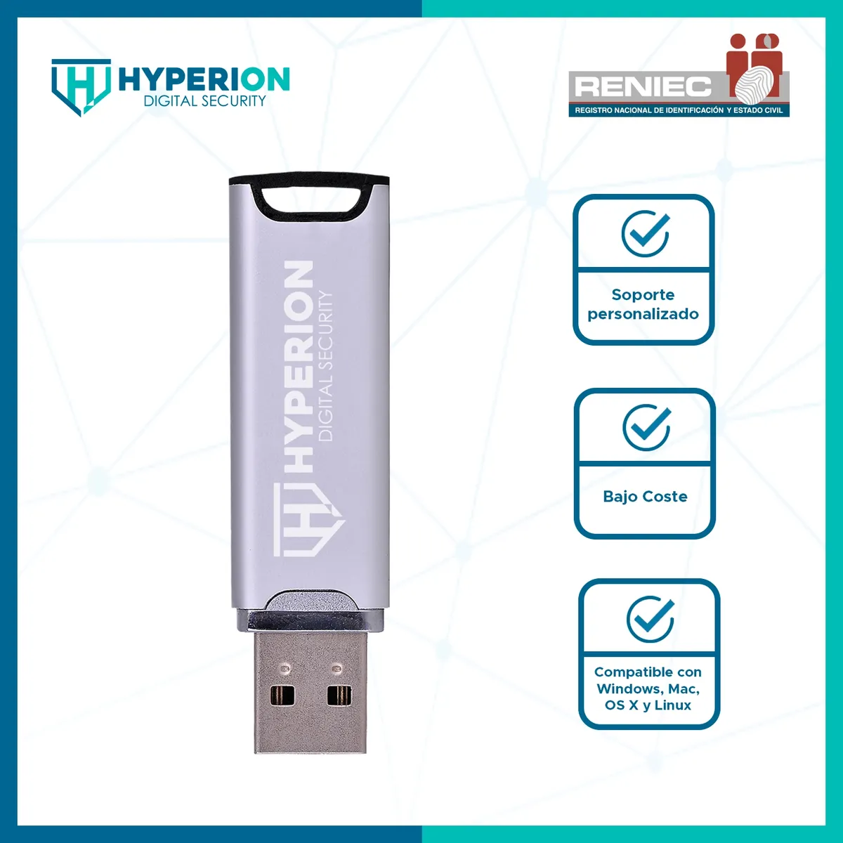 HYPERION DIGITAL SECURITY - Mtoken Criptográfico para Firma Digital - Longmai