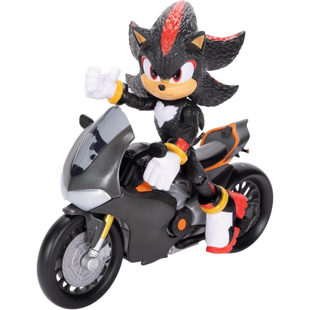 SONIC - Figura Movie Sonic the Hedgehog 3 Shadow con Motocicleta