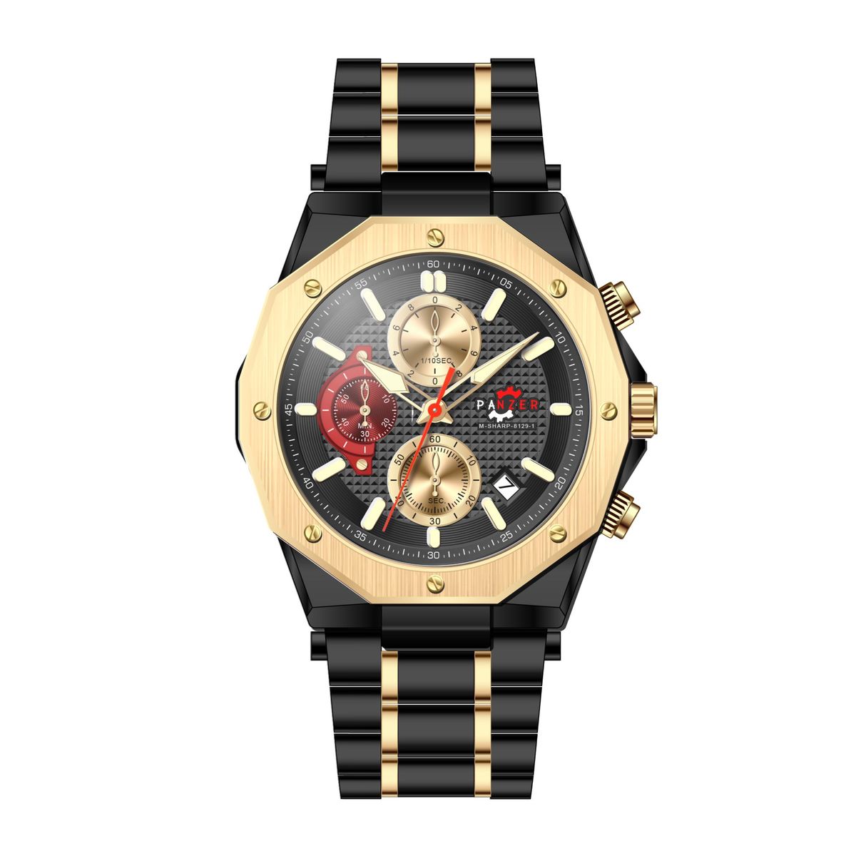 GENERICO - Reloj Panzer Elegante Negro- PAN-30