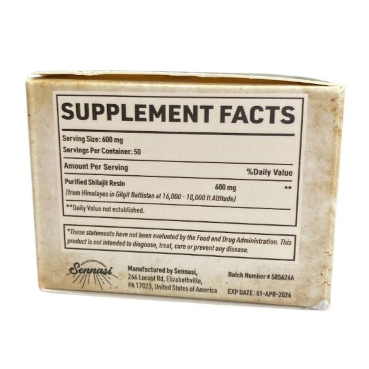 GENERICO - shilajit resina sannasi