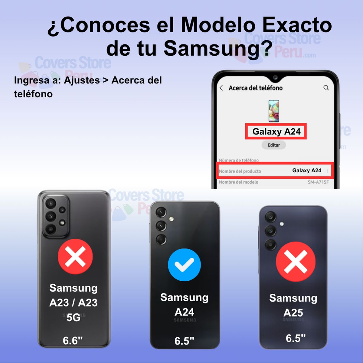 GENERICO - Funda para Samsung A24 4G Ahumado con Anillo Negro Antishock