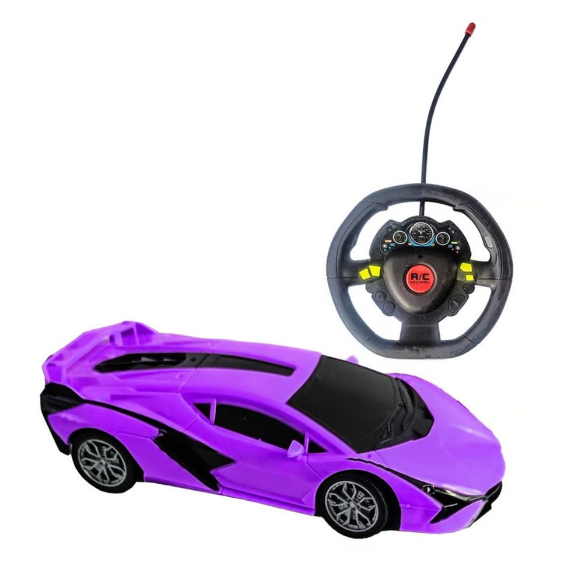 GENERICO - CARRO CON CONTROL REMOTO -  MORADO