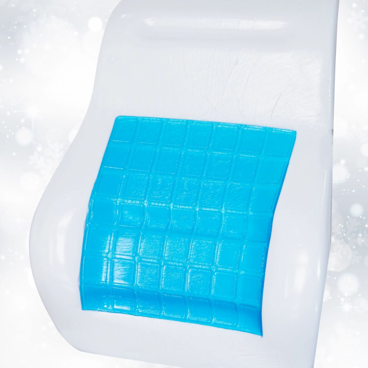 GENERICO - Cojín Lumbar Viscoelástico con Gel - Soporte Ergonómico