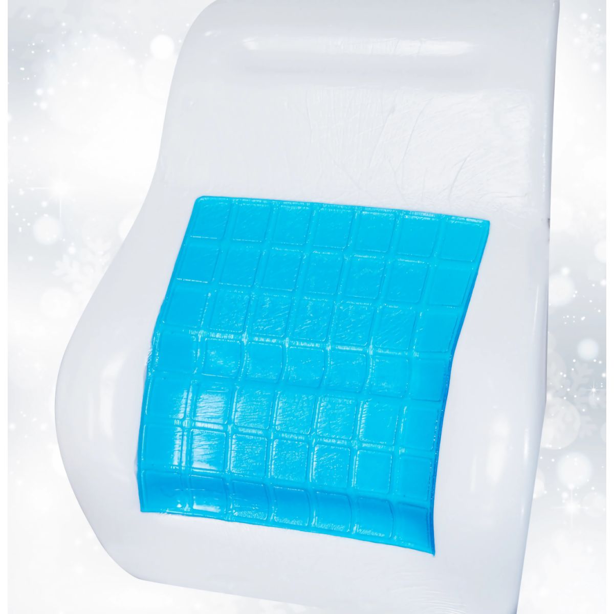 GENERICO - Cojín Lumbar Viscoelástico con Gel - Soporte Ergonómico