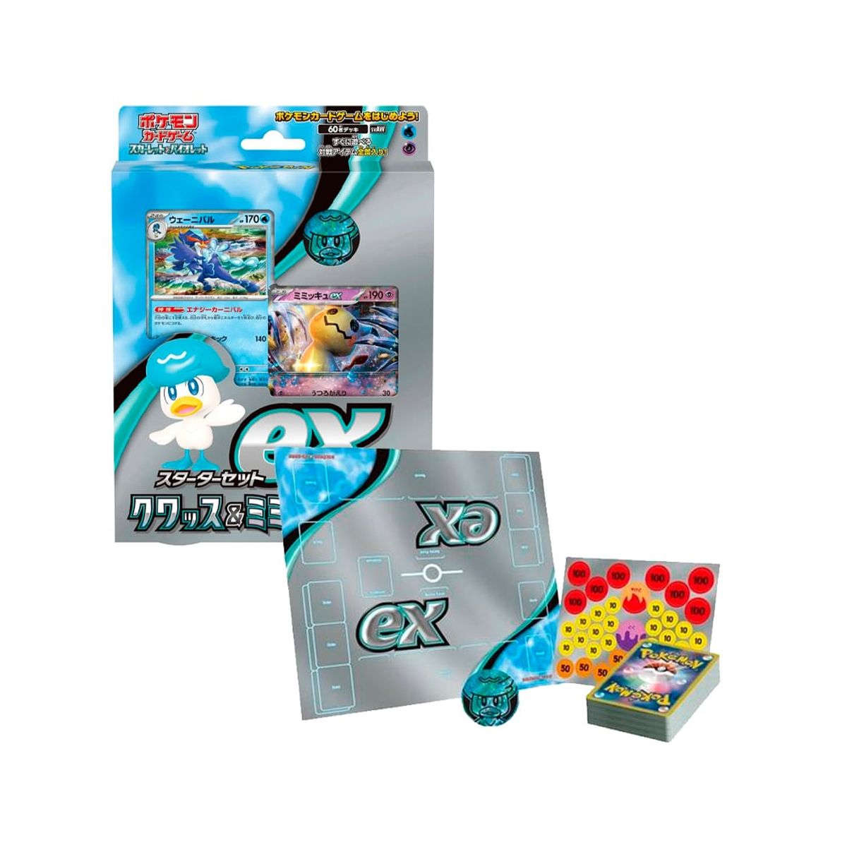 POKEMON - Pokemon  TCG Starter Set Quaxly y Mimikyu ex Japon