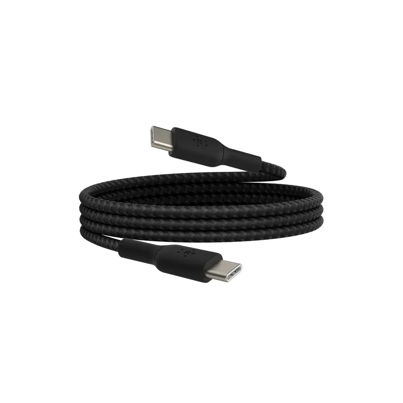 BELKIN - CABLE USB C POR AMBOS LADOS NEGRO BELKIN DE 1 METRO ENMALLADO