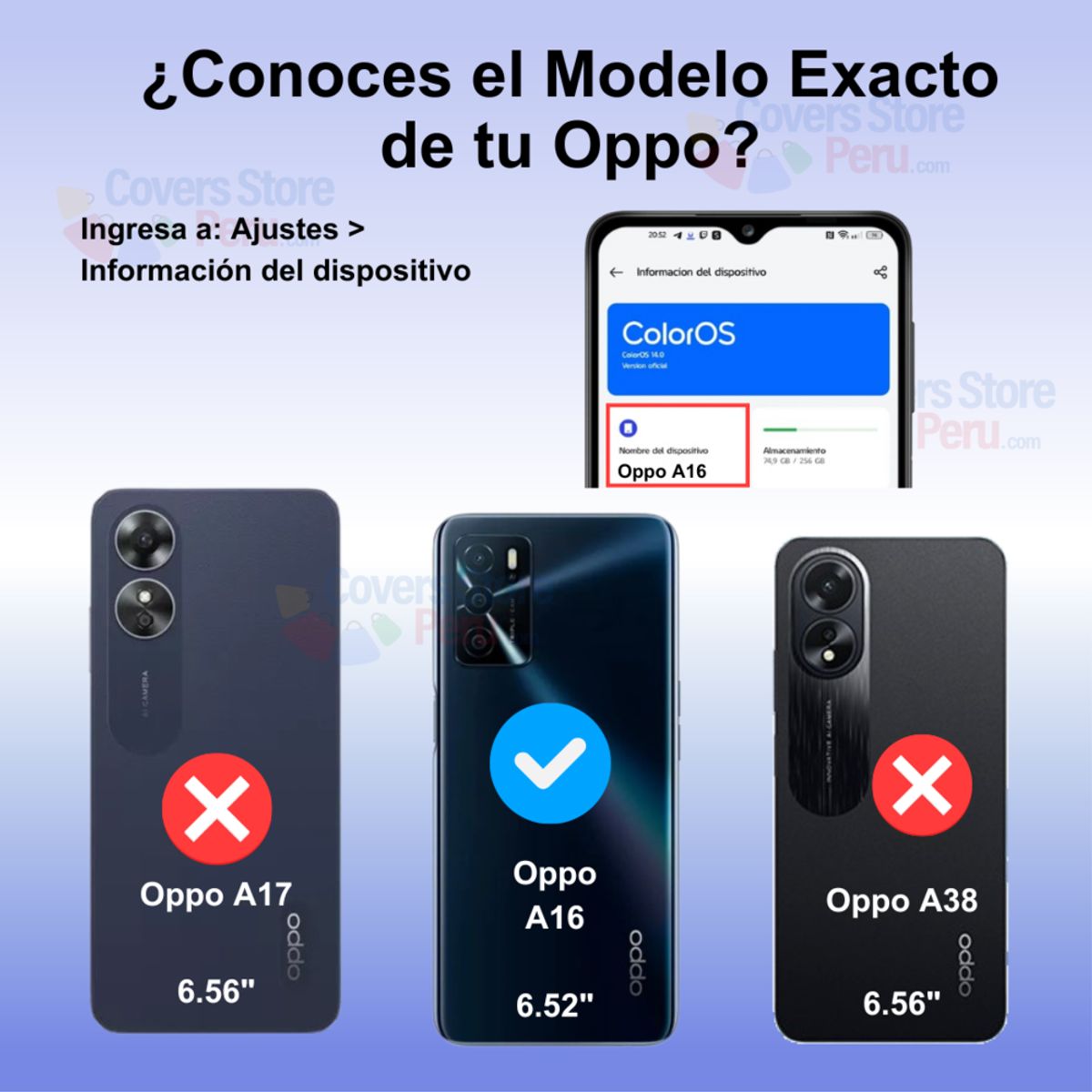 GENERICO - Funda para Oppo A16 Ahumado con Anillo Negro Antishock Resistente