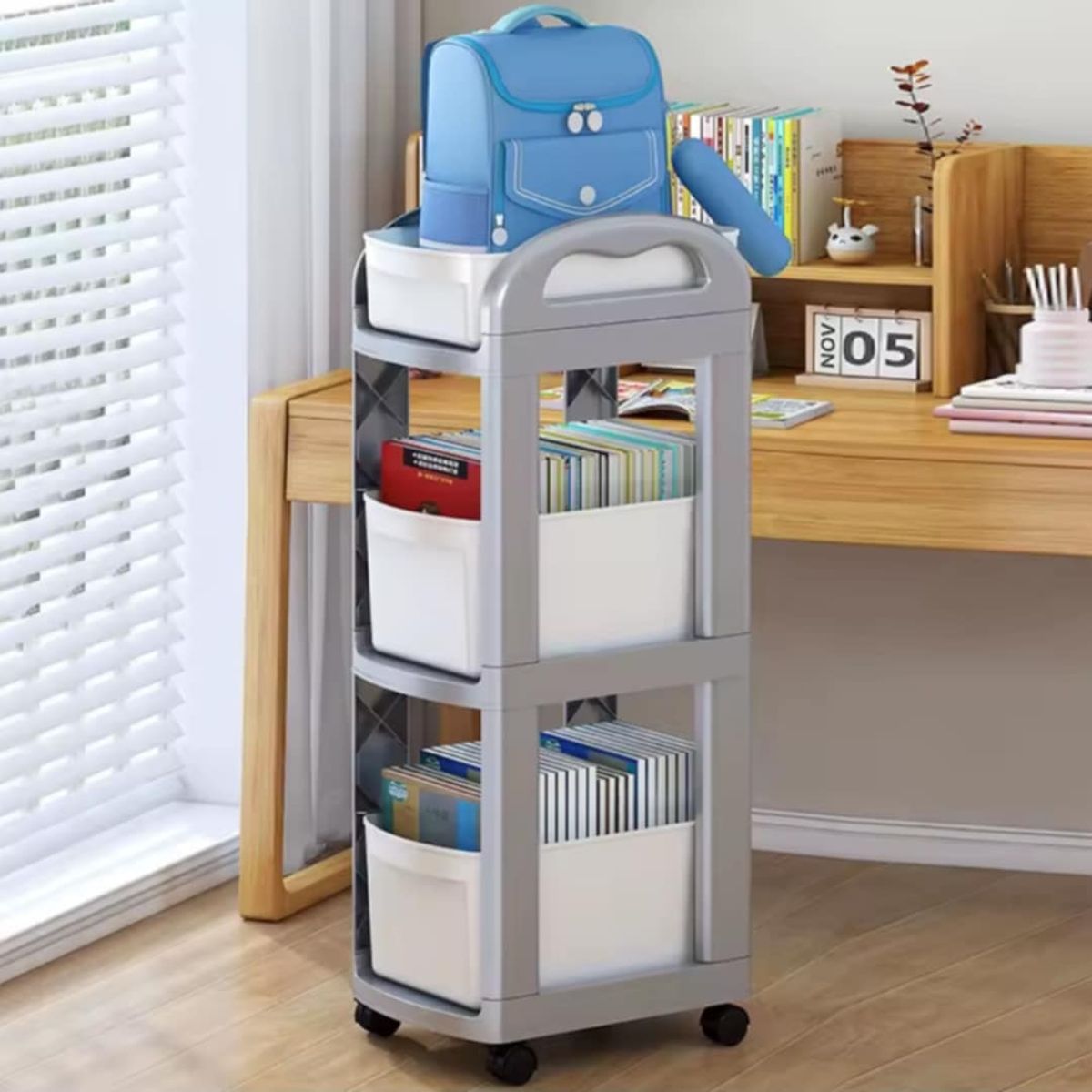 GENERICO - Carrito Organizador de Cocina y Almacenamiento Multifuncion de Hogar