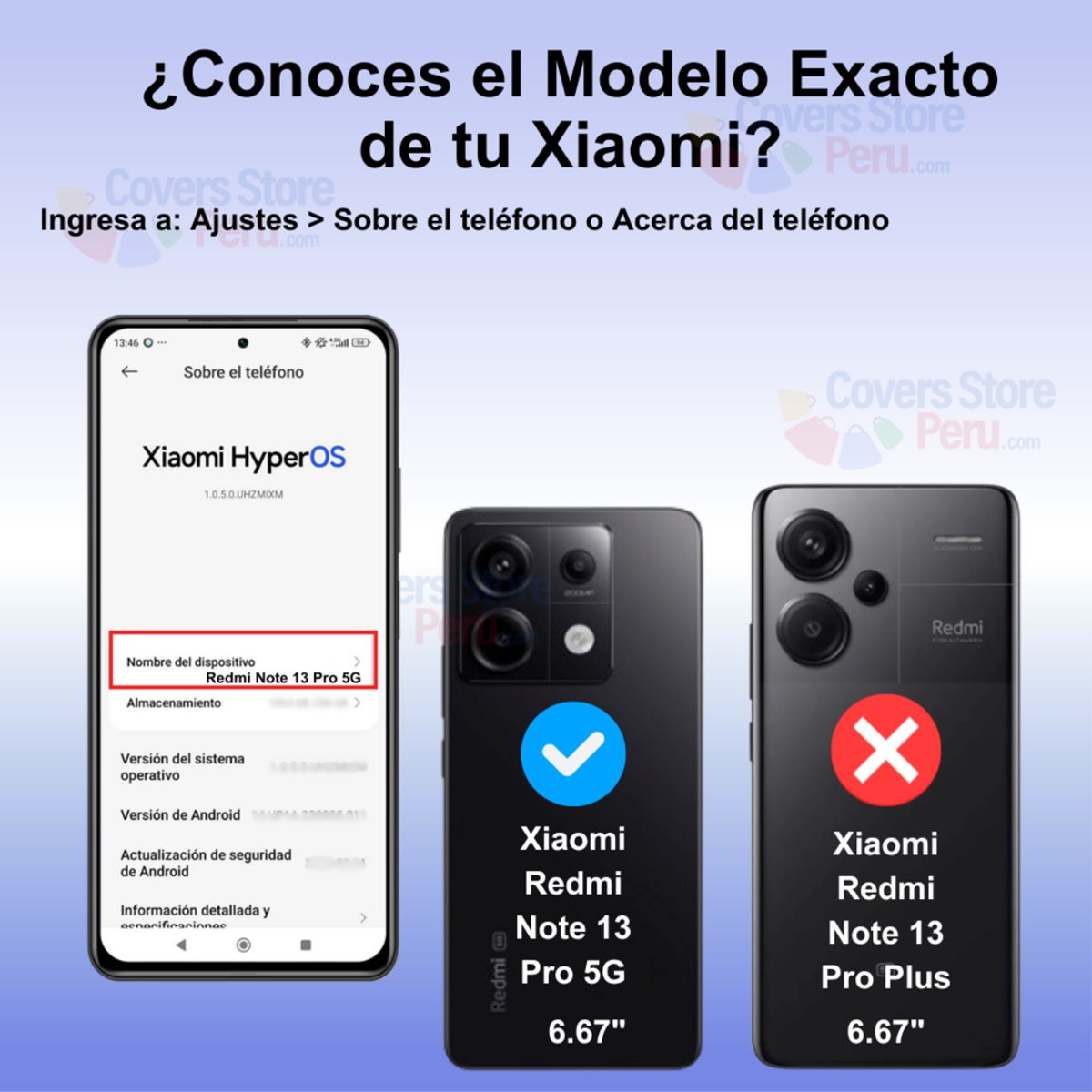 GENERICO - Funda para Xiaomi Redmi Note 13 Pro 5G Ahumado Anillo Azul Antishock