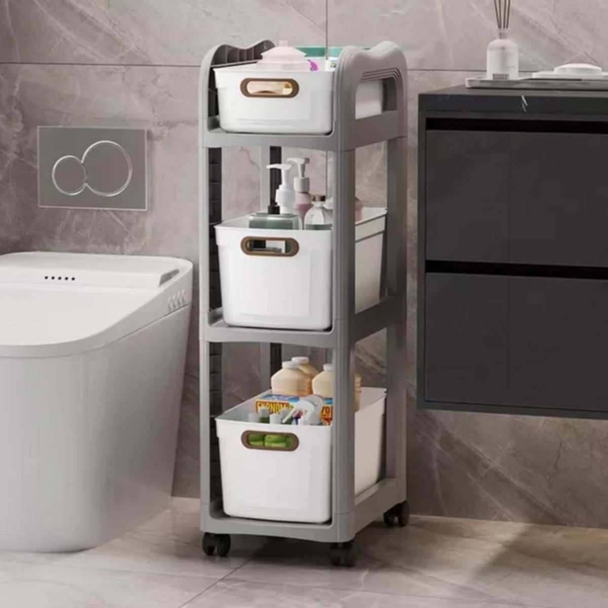 GENERICO - Organizador Multifunción Carrito Oficina Hogar Cocina