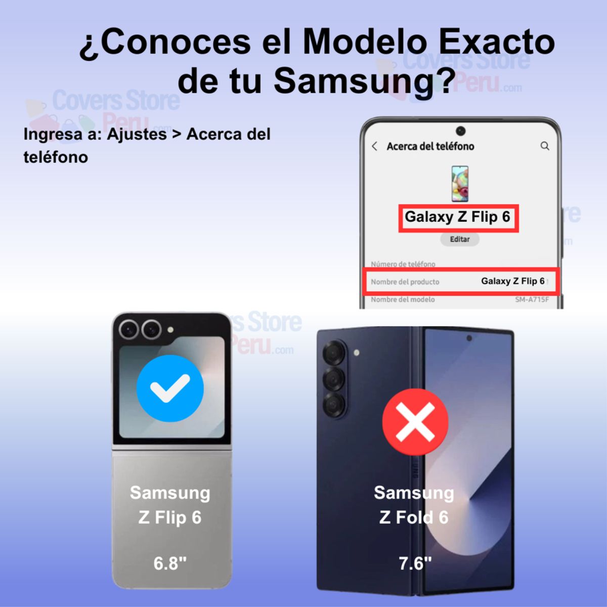 GENERICO - Funda para Samsung Z Flip 6 Ahumado con Anillo Rojo Antishock