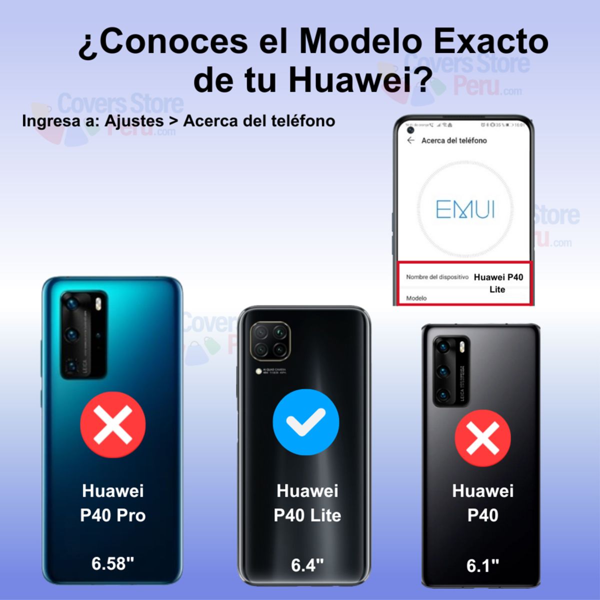 GENERICO - Funda para Huawei P40 Lite Ahumado con Anillo Rojo Antishock