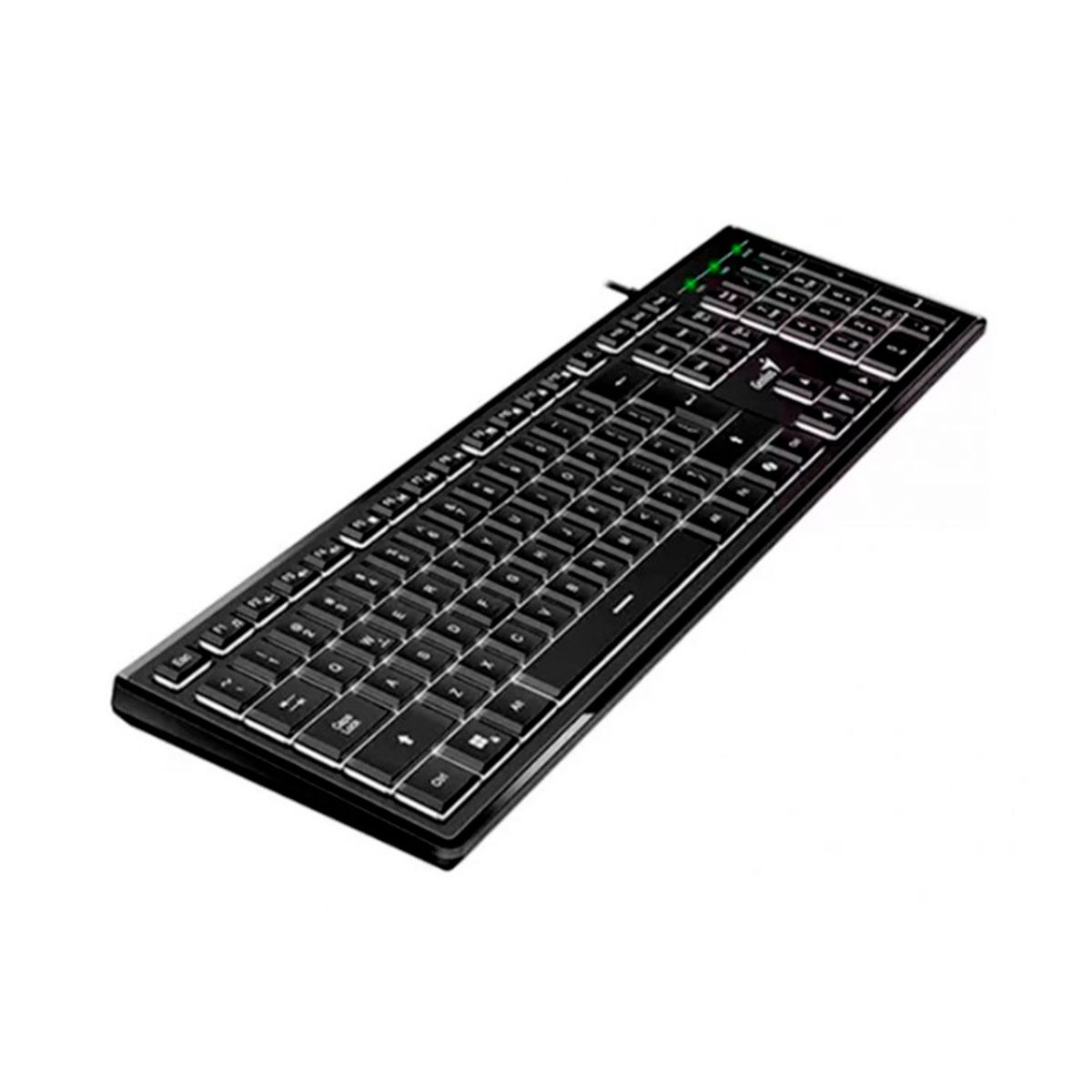 GENIUS - TECLADO GENIUS SLIMSTAR 820 AI COPILOT USB SP NEGRO PN 31310055401