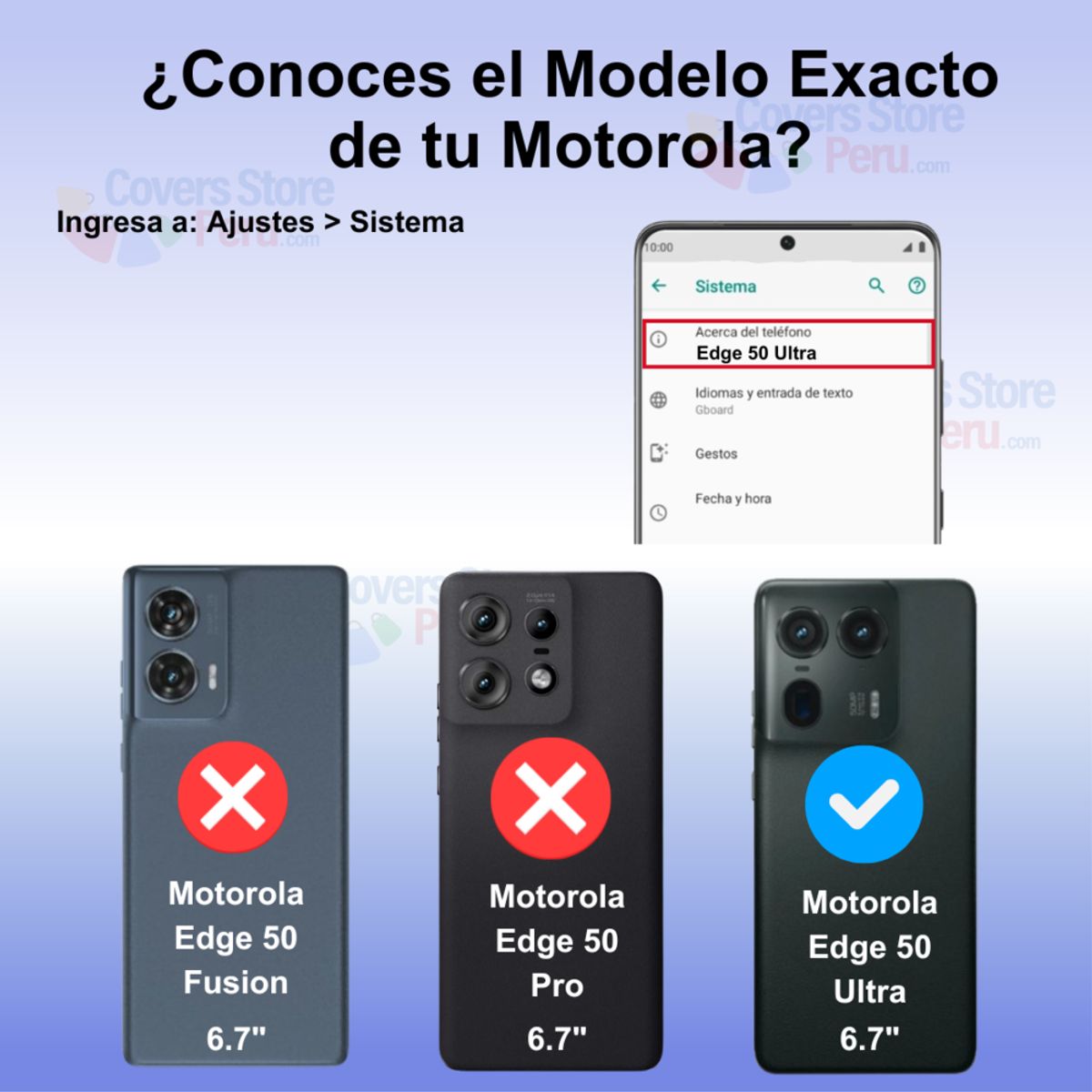 GENERICO - Funda para Motorola Edge 50 Ultra Ahumado con Anillo Rojo Antishock