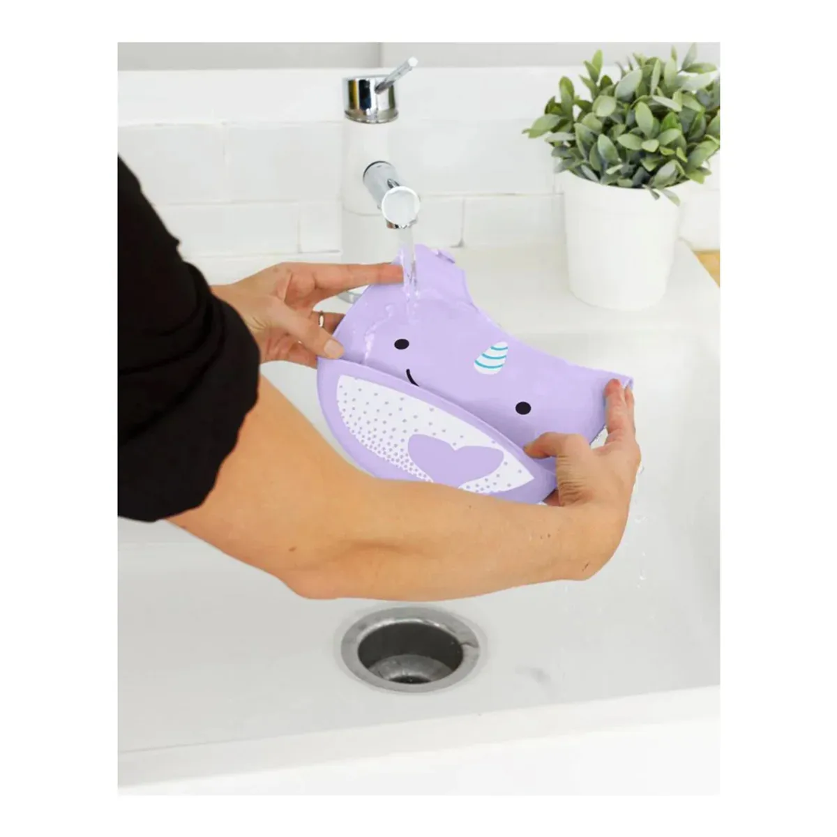 SKIP HOP - Babero De Silicona Narwhal Skip Hop