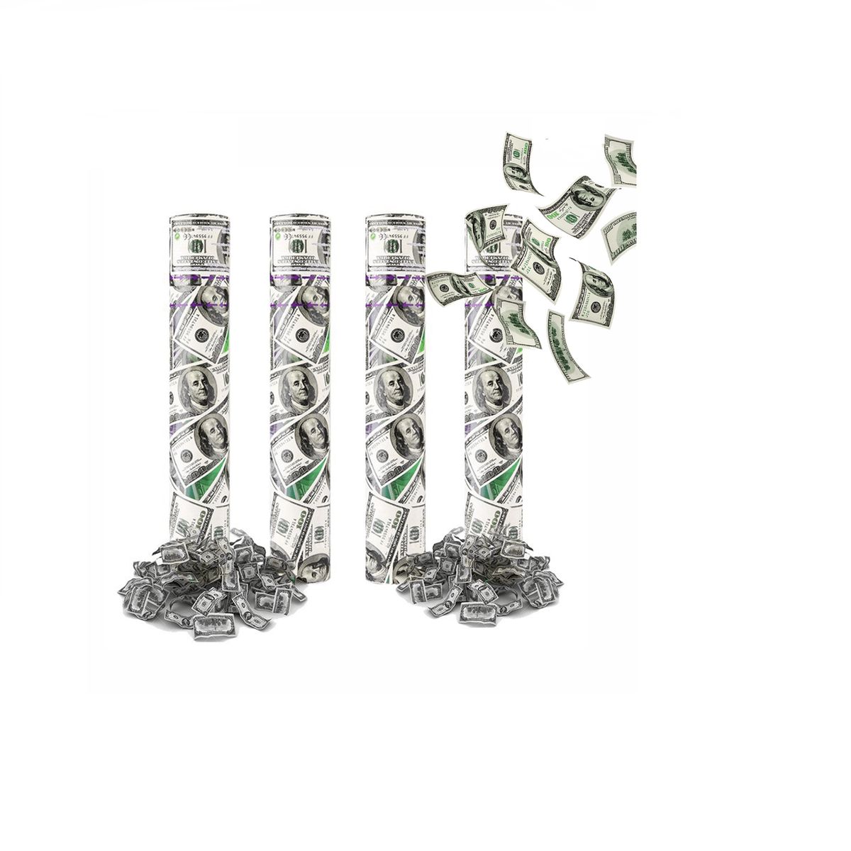 GENERICO - Lanza Dollar /confetti SET X 3 UNIDADES