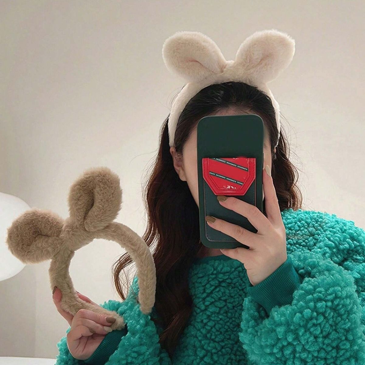 GENERICO - VINCHA FELPA LOLITAS DE CONEJO