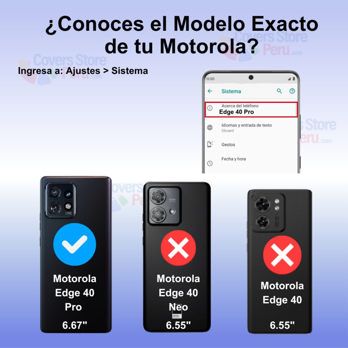 GENERICO - Funda para Motorola Edge 40 Pro Ahumado con Anillo Rojo Antishock