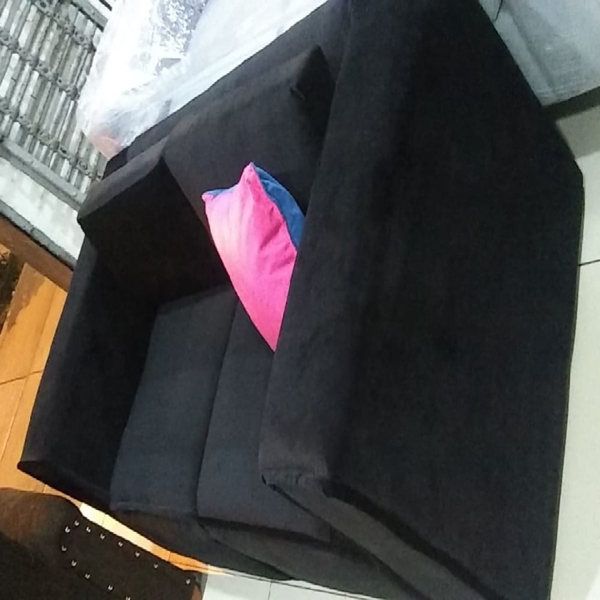 MOBILIARI - MP OUTLET SOFÁ 2 CUERPOS BEKVAM - NEGRO