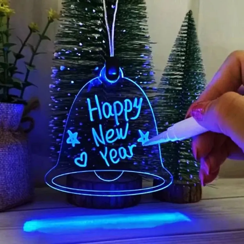 KAST PE - Packx2 Colgantes Navideños Luz Led estrella y campana INCLUYE PLUMON