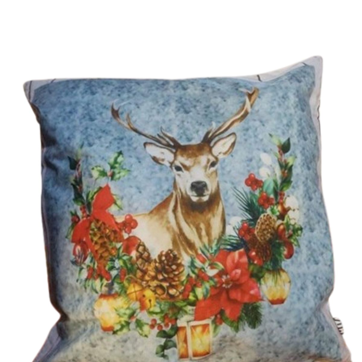 GENERICO - Funda Cojin Navideño diseño Reno