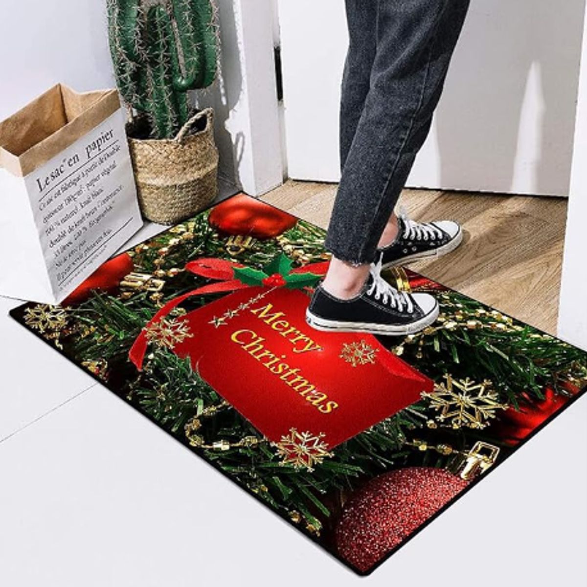 GENERICO - Tapetes navideños antideslizantes