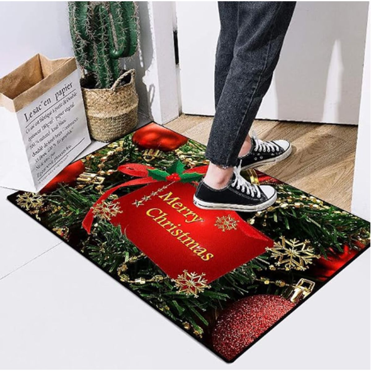 GENERICO - Tapetes navideños antideslizantes
