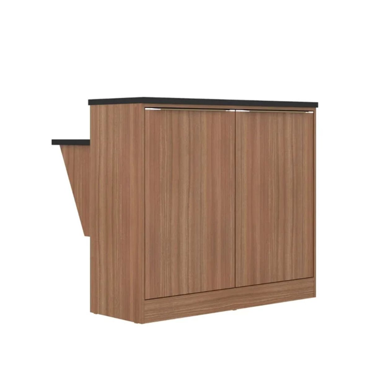 R&R MUEBLES - Mesa Desayunador Noel Marron y Negro R&R MUEBLES