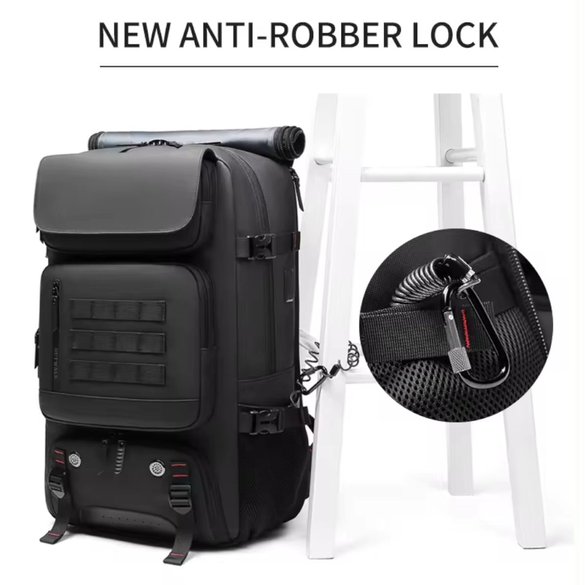 GENERICO - Mochila Táctica Deportiva 60L Multifunción Outdoor Viajes Laptop 17