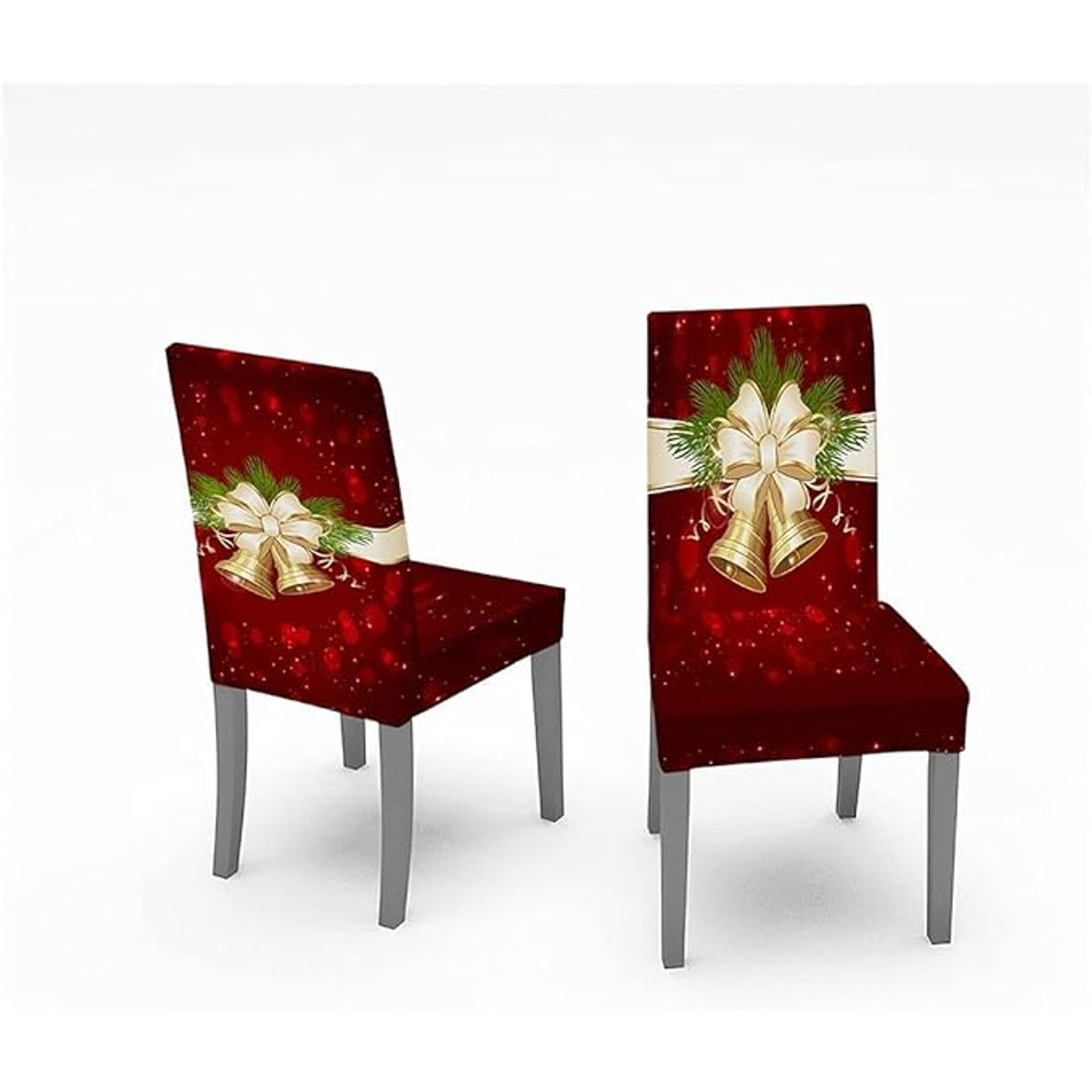 GENERICO - Funda Navideña Para Silla Pack x8