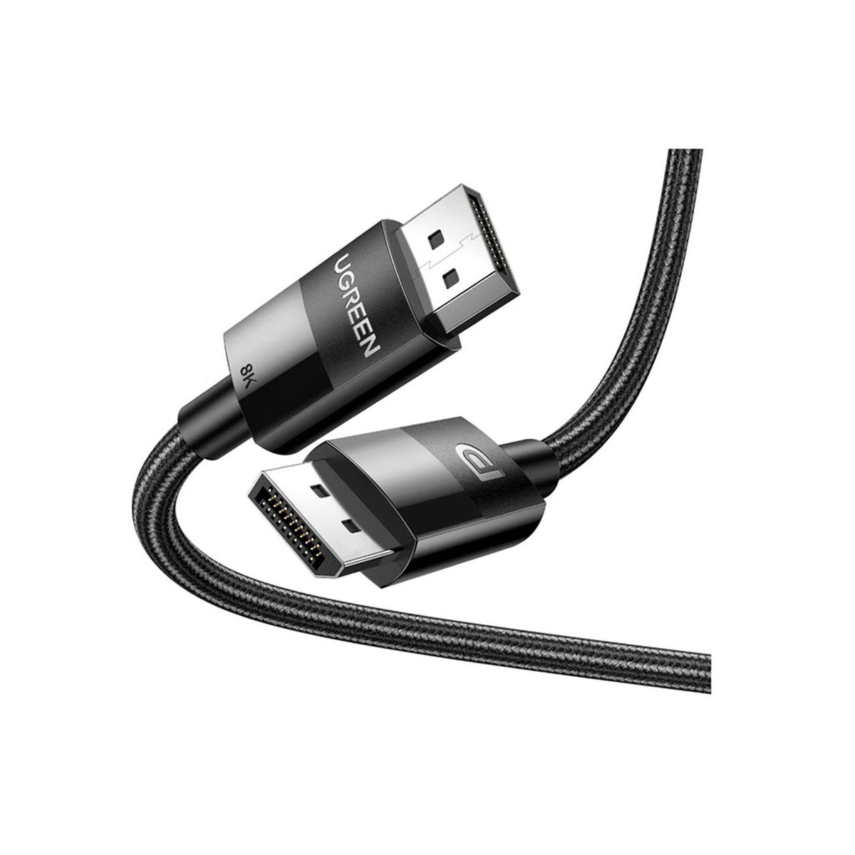 UGREEN - Cable Ugreen Displayport 8K60Hz de 5M Trenzado DP114 80394