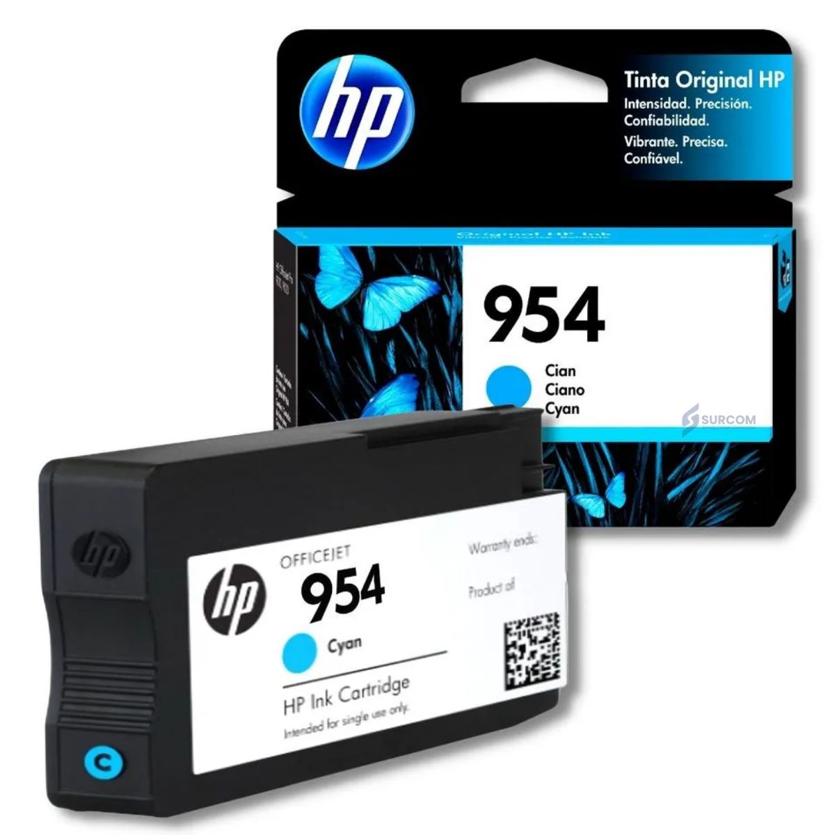 HP - Cartucho de Tinta HP 954 Cyan L0S50AL Original